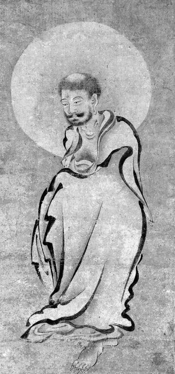 Shaka, the Historical Buddha, Emerging from the Mountains出山釈迦図Formerly attributed to: Kano Utanosuke