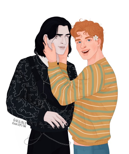 gulliblegoldfish:ebaz and rosebud boy are still very much a couple thank u