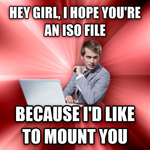 tastefullyoffensive:Overy Suave IT Guy [via]Previously: Best of 10 Guy