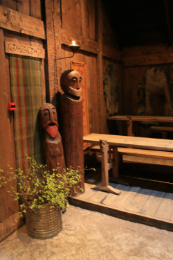 hedendom:  Lofotr Viking Museum in Norway.