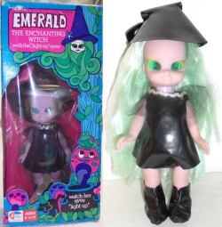 vintagetoyarchive:  AMSCO: 1972 EMERALD The Enchanting Witch Doll 