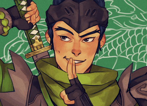 Full piece for the postcard I made for @overwatchzine!
