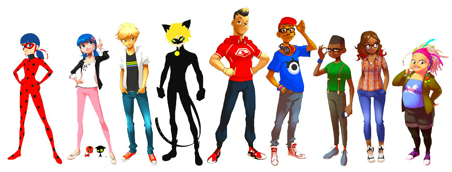 Miraculous Ladybug Character Reference Sheet : "I think they were made