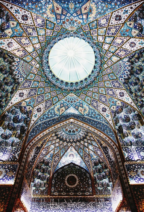 aliirq:The Islamic art and architecture. Imam Hussein shrine in Karbala, Iraq.2015