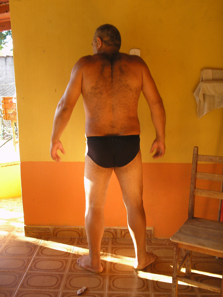 Art and photos of older man