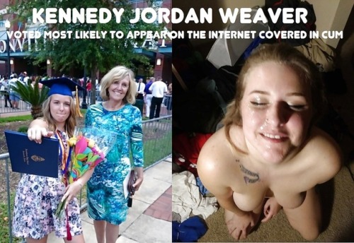 dumpster-sluts: The final post in the series of pictures of certified web slut Kennedy Jordan Weaver