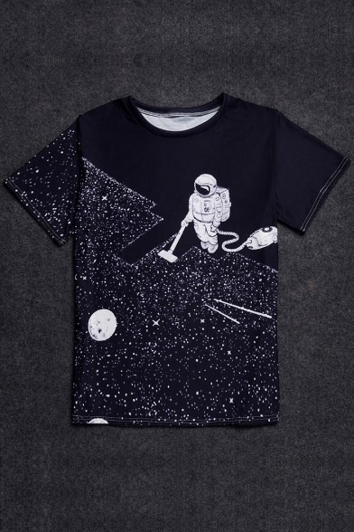 delightfulllamasong: Trendy Black Tees  The Vacuum of Space  Funny Cartoon Cat  