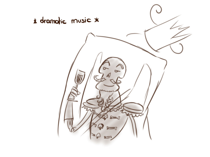 captain-macaron:The Drama continuesI was fully conscious when I drew this.