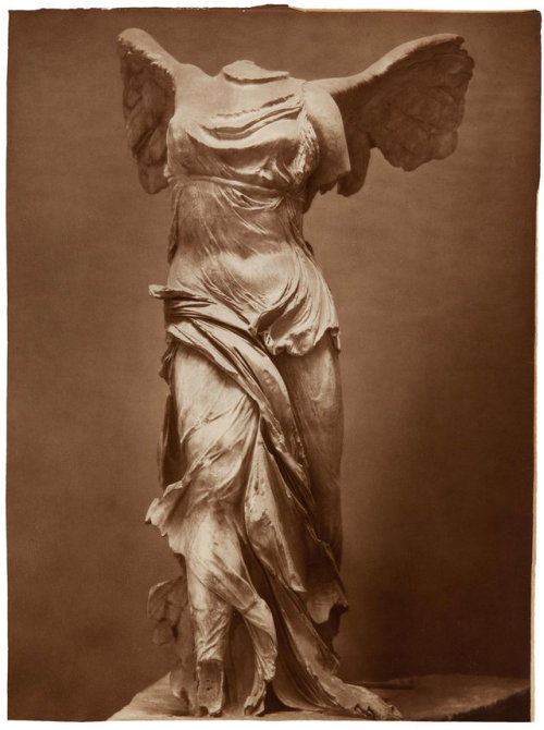 Édouard-Denis BaldusThe Winged Victory of Samothrace, Louvre, Paris, circa 1855