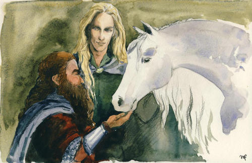 tolkienillustrations:Friendship Between Peoples by Marya Filatova