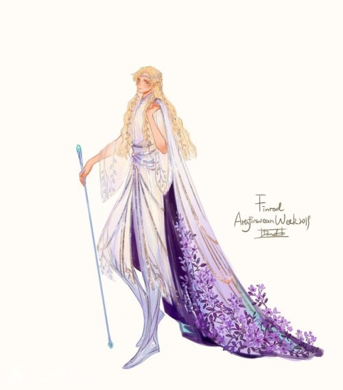 eldamaranquendi:Silmarillion by https://twitter.com/DragonDandelion1. Luthien2. Findis & Irime L