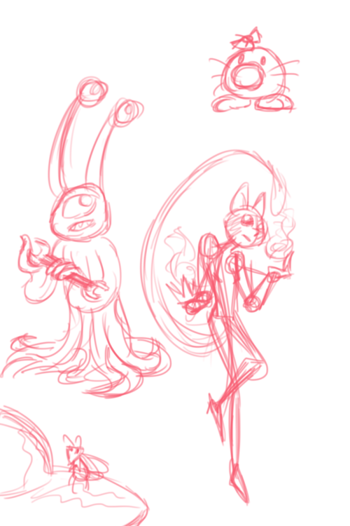 it’s been so longhave some alien doodls as i try to get back into doing art after a long long hiatus