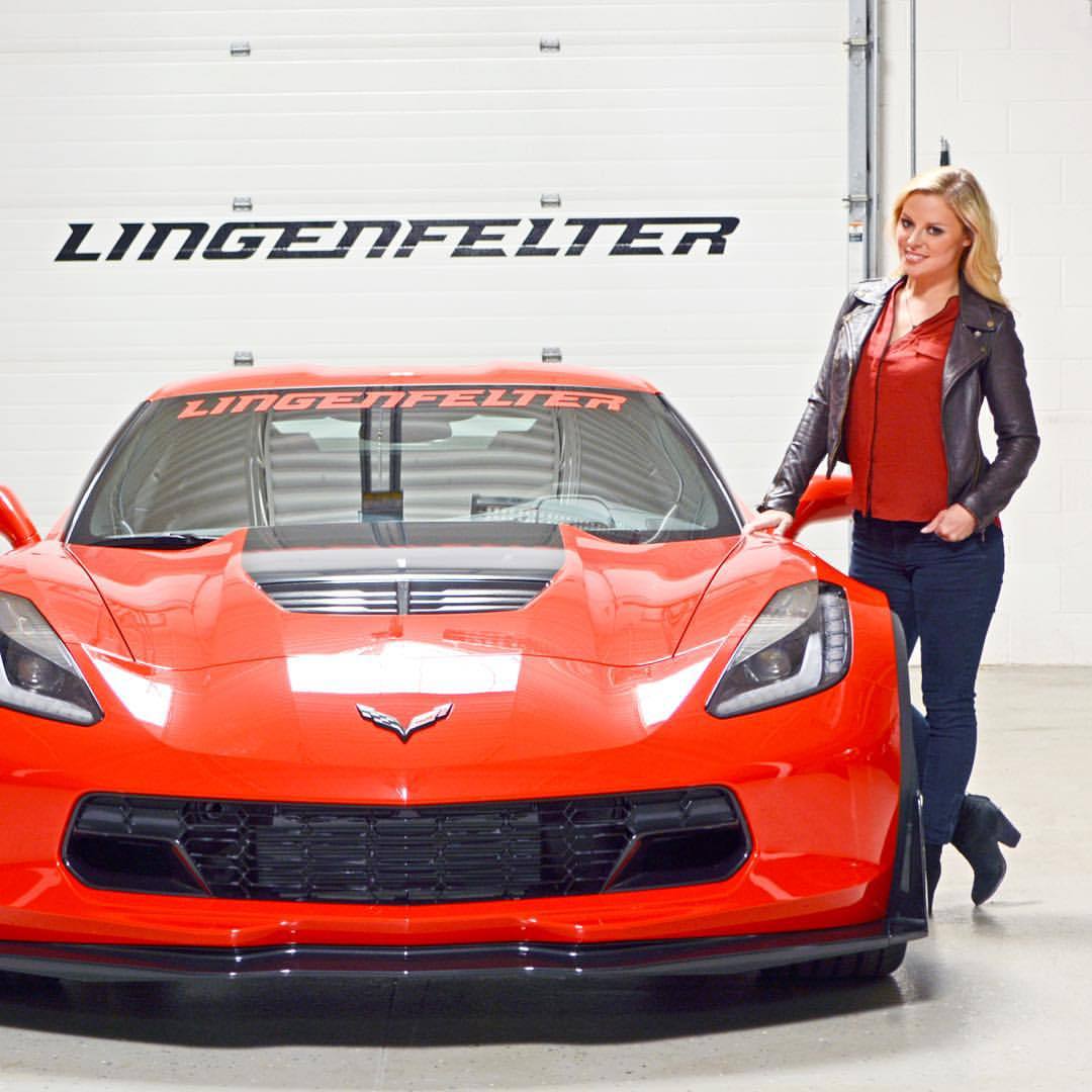 lingenfelterlpe:  Cristy Lee is headed over to the Lingenfelter booth today, stop