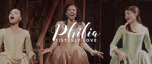 alexanderhamllton:hamilton: an american musical + greek words for l o v e  (insp.)