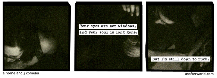 softerworld:  A Softer World: 1207(Let’s break the curse.)buy this print • become