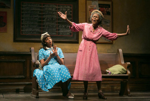 blacksinperiodfilms: Condola Rashad and Cicely Tyson in the Broadway play, The Trip to Bountiful.