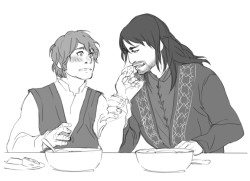 kaciart:   Kili/Bilbo for Kyrdwyn. - “You don’t mind, do you?”  