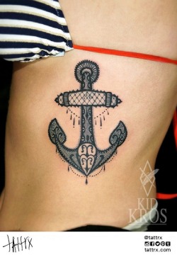 Tattrx:  Kid-Kros Tattoo | Split Croatia - Lace Anchor Tattrx.com/Artists/Kid-Kros 