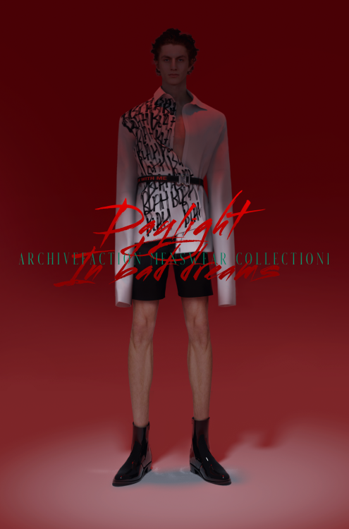 the77sim3:mmsims-lovesu:archivefaction:“Daylight In bad dreams” ArchiveFaction Menswear Collec
