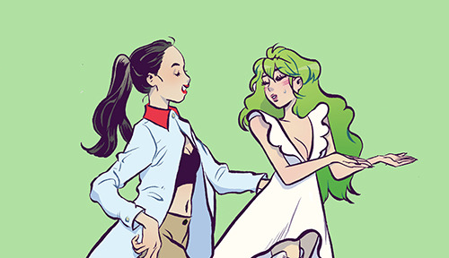 martianmanhuntter: Snotgirl #3 in @color-palettes “Blooming” palette