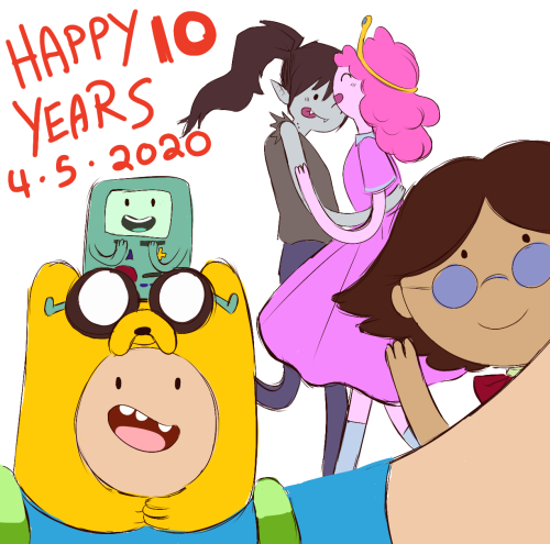 dragoncrocs:quick doodle celebrating 10 years of my favorite cartoon of all time WOW i cant believe 