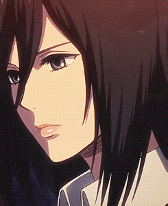 tsuihe:  Mikasa’s pretty face.  (◡‿◡✿)