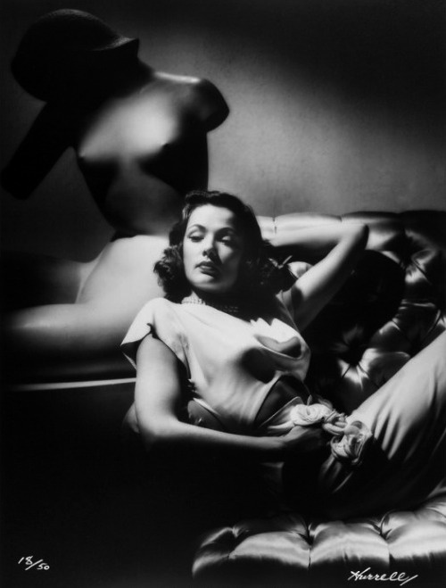 George Hurrell. Gene Tierney. 1944.