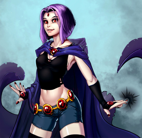 geekearth:  Raven - Another of my favorite Women of Comics (1.Walerian Walawski, 2.W-E-Z, 4.MagicnaAnavi, 7.Glen Fernandez, 8.shefang) 
