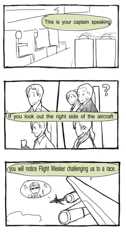 wheeeeaat:  that captain speech is so funny XDDD, the good thing is, leon isn’t the pilot XDDDD 