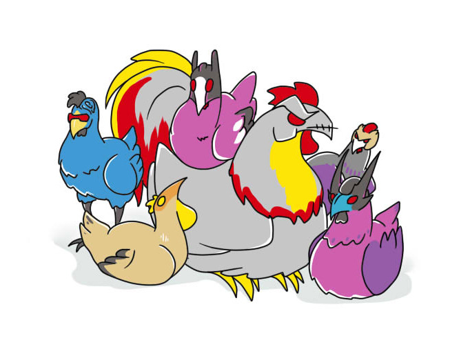 bibliotecaria-d: pollution-of-subterranean-waters: Why am I still drawing chickens?!
