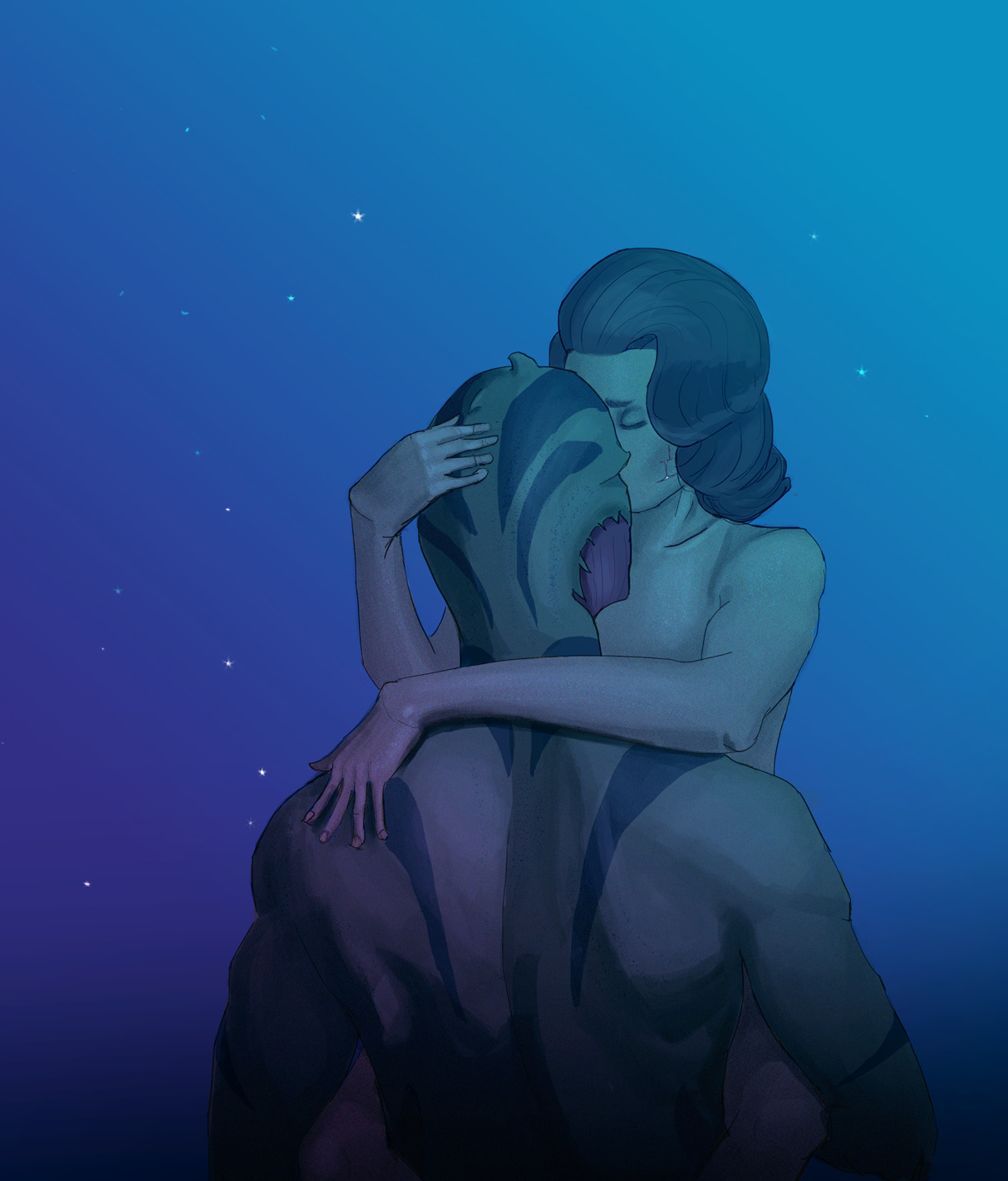 rock-paperback-scissors:I hadn’t drawn them in like two weeks and they came back