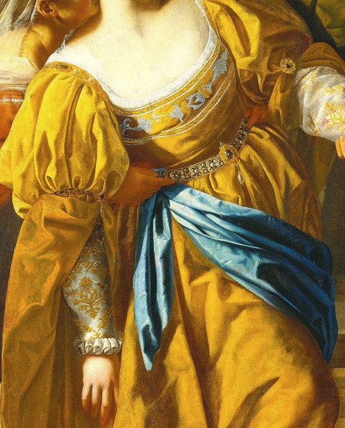 marieantoinete:Esther before Ahasuerus, detail; by Artemisia Gentileschi.