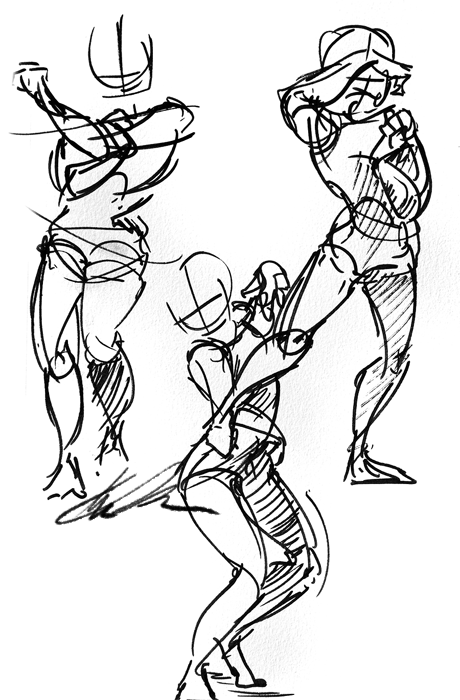 gotta love some gestured dance sketches~
