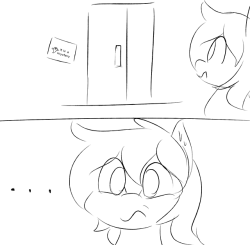 beardie-arts: ponydrawthing: from voice chat and stuff The Story:Me: Guys I found this door.. dunno never seen it before in the entire month Iv been here- huh the doesn’t open- no handle either. can’t look into it either.. What could be inside?Rice: