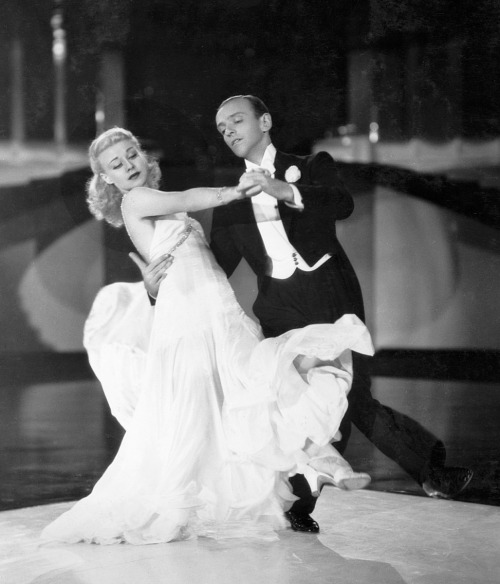 wehadfacesthen: Ginger Rogers and Fred Astaire in Swing Time (George Stevens, 1936)