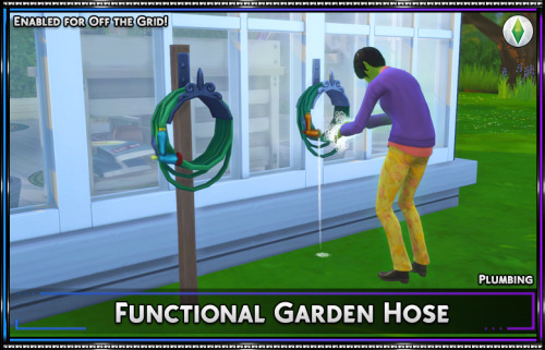 I love using the decor garden hose in my garden builds. But I hate that It doesn&rsquo;t function. N