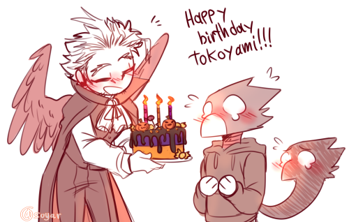 sugarkittycat04:  Happy birthday tokoyami!!! porn pictures