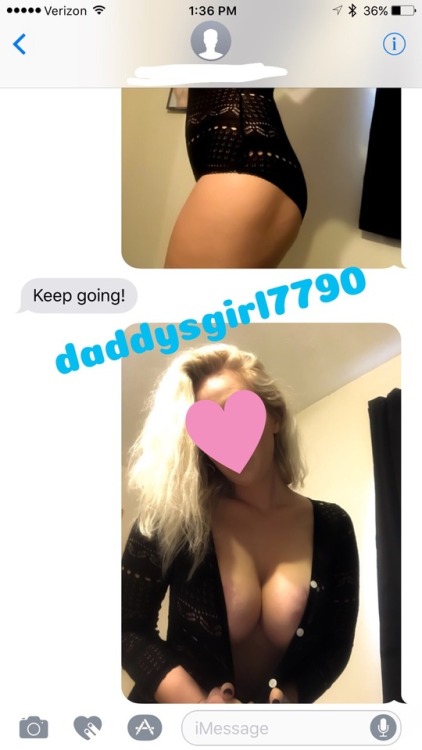 kinkycouple7790: Just some screenshots of @daddysgirl7790 and her teasing conversation with her late