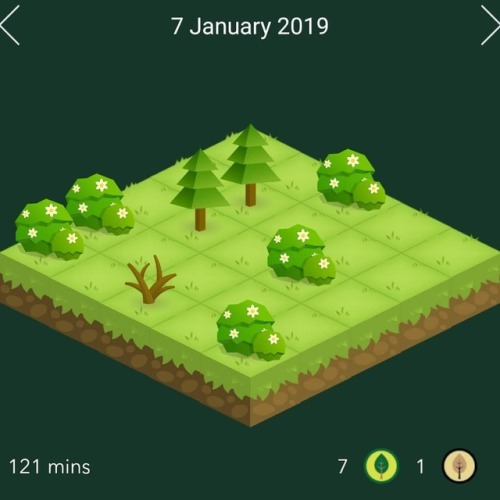 sassy-cicero-says:5/100✔Today I decided to give #forestapp, a #productivity #app, a try. I was a lit