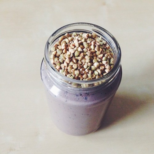 mel-creates:Post run protein smoothie! Made using @amazoniacomau raw cacao & coconut protein, bl