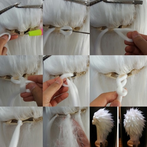 pisaracos: Wig Hack Wednesday #4 ! Today I wanna introduce a no-sew-no-glue method to add volume to 