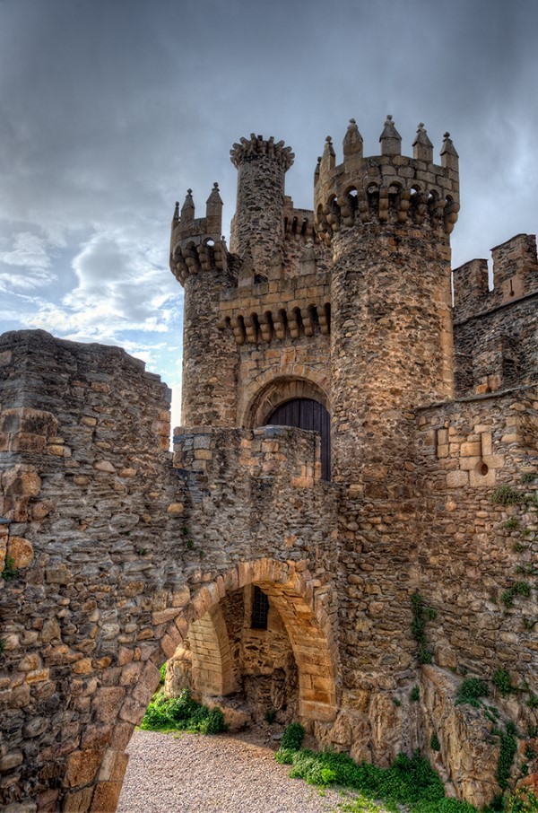 The Way of St. James (Castillo de los Templarios in Ponferrada, Spain housed the