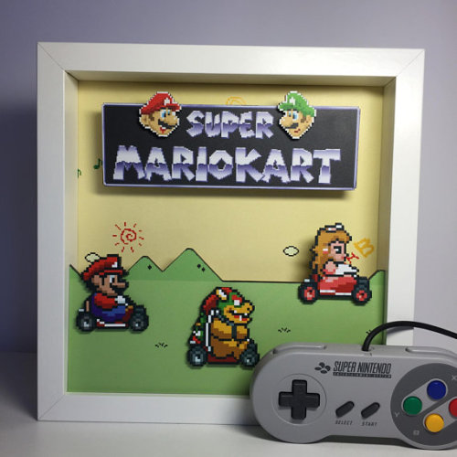 Porn Pics retrogamingblog:Nintendo Shadowboxes made