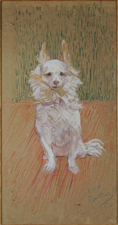 artistsanimals:Title: FolletteArtist: Henri de Toulouse-LautrecOrigin: FranceDate: 1890Medium: Oil o