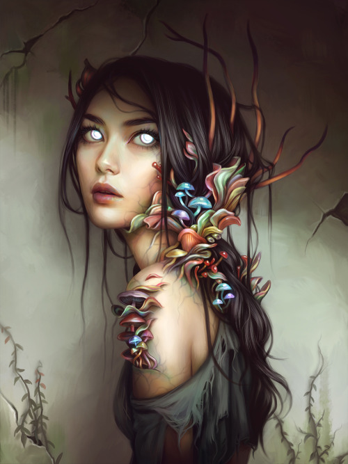 lightgreyartgallery:  Symbiosis – Tara Phillips This artwork is inspired by the duality of nat
