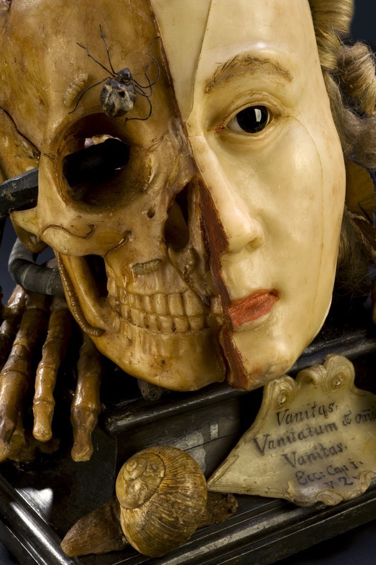 Wax vanitas, Europe, 1701-1800 Vanitas are works of art intended to remind the viewer