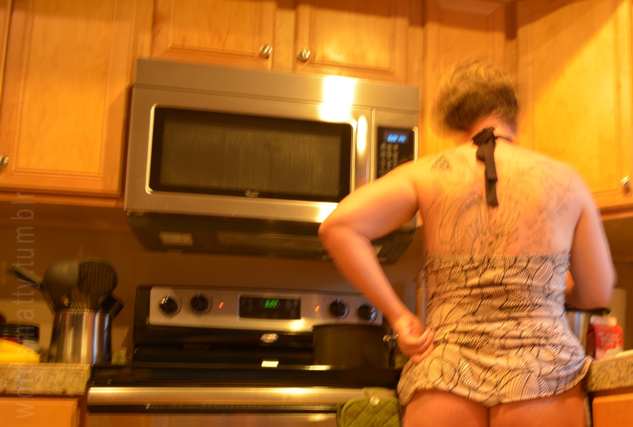 More fun in the kitchen.