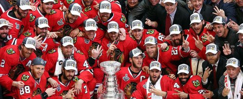 Blackhawks ice girls hockey