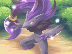 alternative-pokemon-art:  Artist Shiny Zoroark