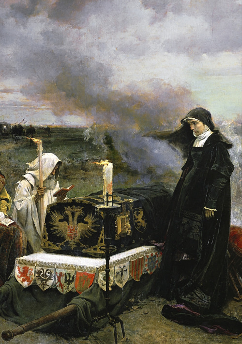 “Doña Juana la Loca”(Joanna the Mad) [1877] - Francisco Pradilla y Ortiz